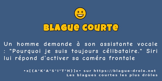 Un homme demande à son assistante vocale :...