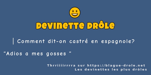 Comment dit-on castré en espagnole ?