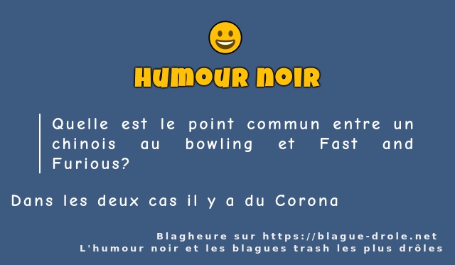 Quelle est le point commun entre un chinois...