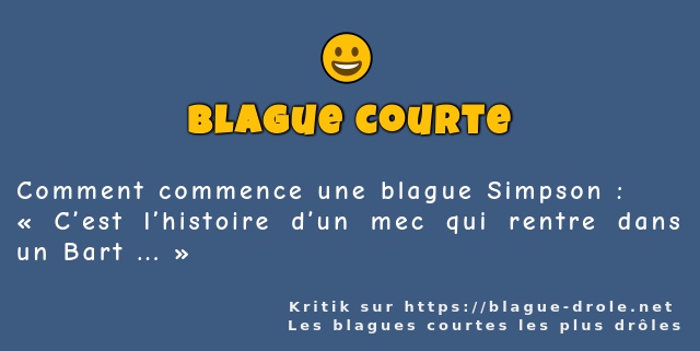 Comment commence une blague Simpson :