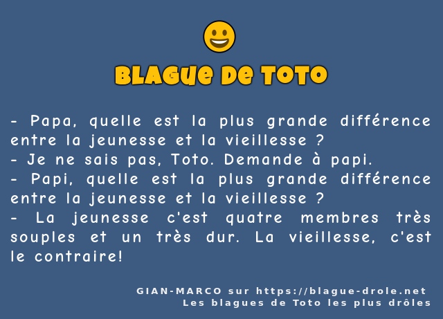 Papa, quelle est la plus grande différence...