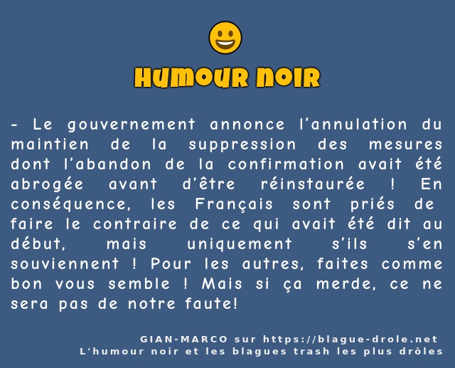 Le gouvernement annonce l’annulation du...