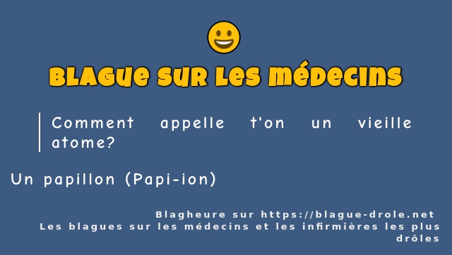Comment appelle t'on un vieille atome?