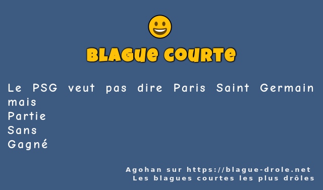 Le PSG veut pas dire Paris Saint Germain mais
