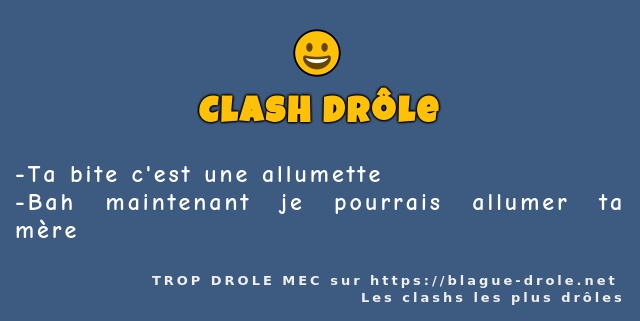 Ta bite c'est une allumette