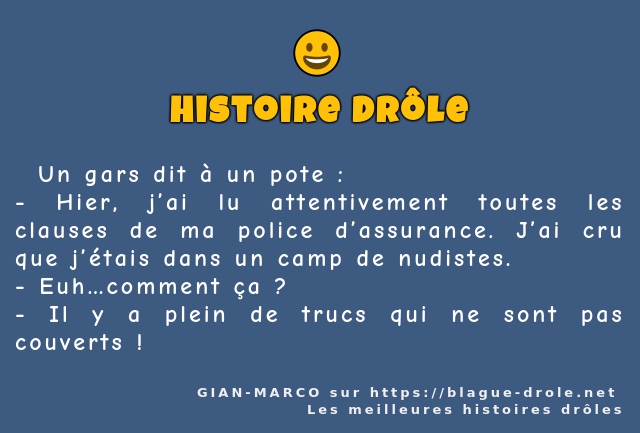   Un gars dit à un pote :