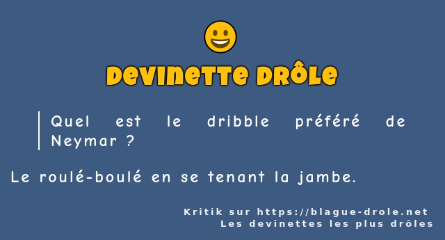 Quel est le dribble préféré de Neymar ?
