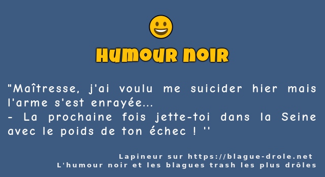 Maîtresse, j'ai voulu me suicider hier mais...