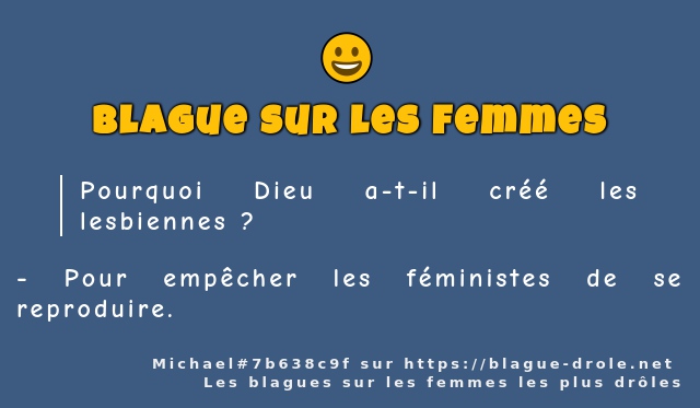 Pourquoi Dieu a-t-il créé les lesbiennes ?