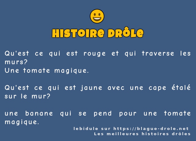 Qu'est ce qui est rouge et qui traverse...