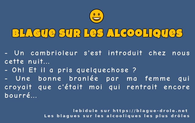 Un cambrioleur s'est introduit chez nous...
