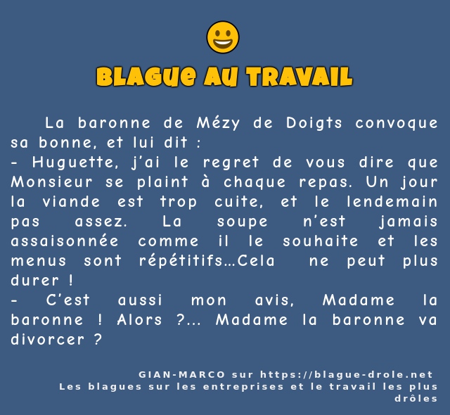   La baronne de Mézy de Doigts convoque sa...