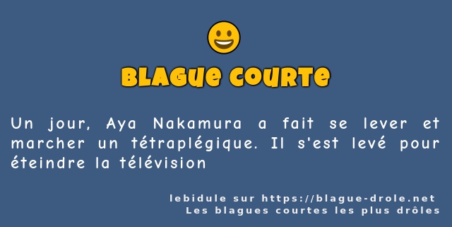 Un jour, Aya Nakamura a fait se lever et...