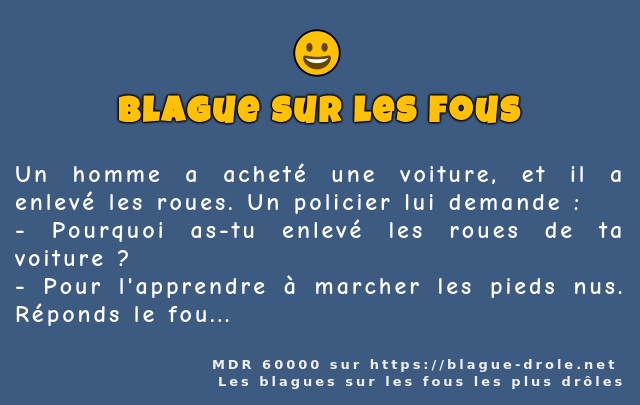 Un homme a acheté une voiture, et il a...