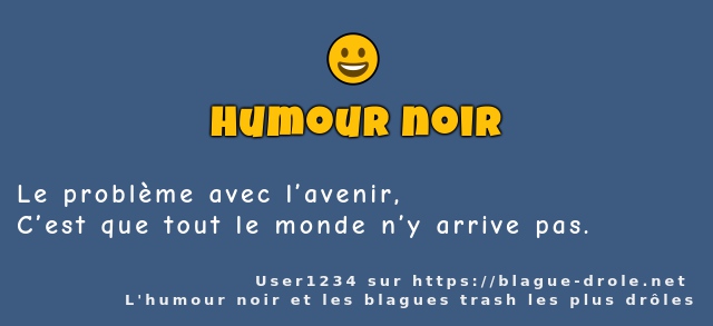 Le problème avec l’avenir,