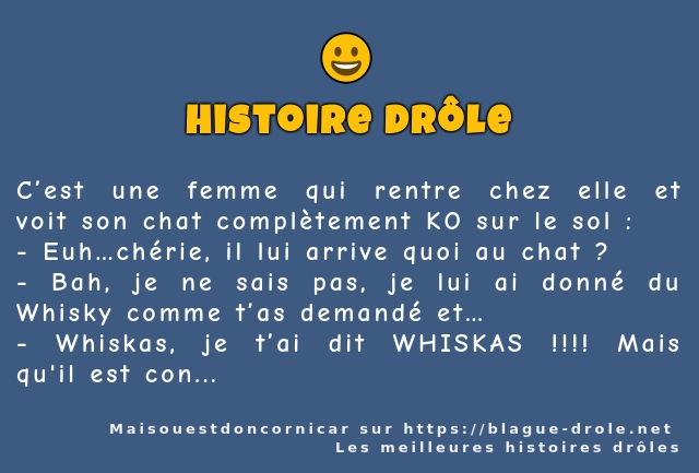 C’est une femme qui rentre chez elle et voit...
