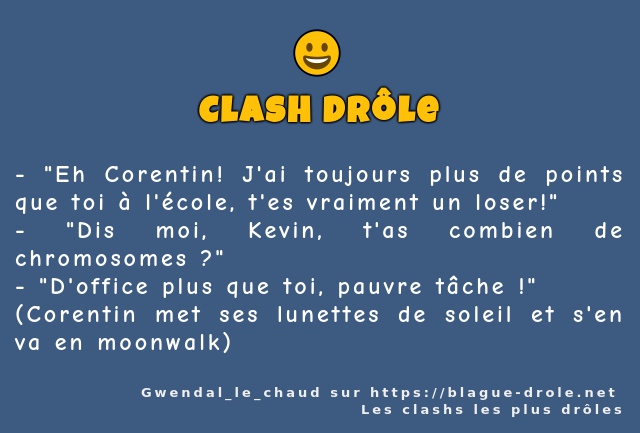 Eh Corentin! J'ai toujours plus de points...