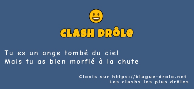 Tu es un ange tombé du ciel