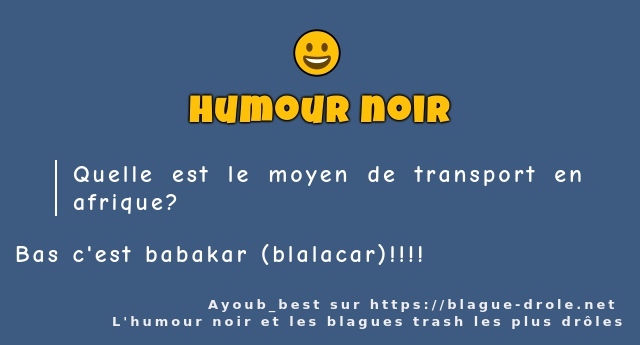 Quelle est le moyen de transport en afrique?
