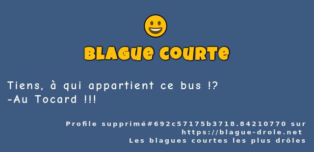 Tiens, à qui appartient ce bus !?