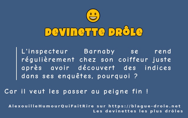 L'inspecteur Barnaby se rend régulièrement...