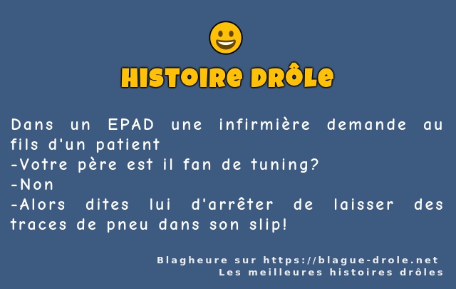 Dans un EPAD une infirmière demande au fils...