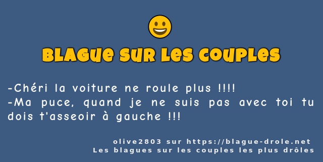 Chéri la voiture ne roule plus !!!!
