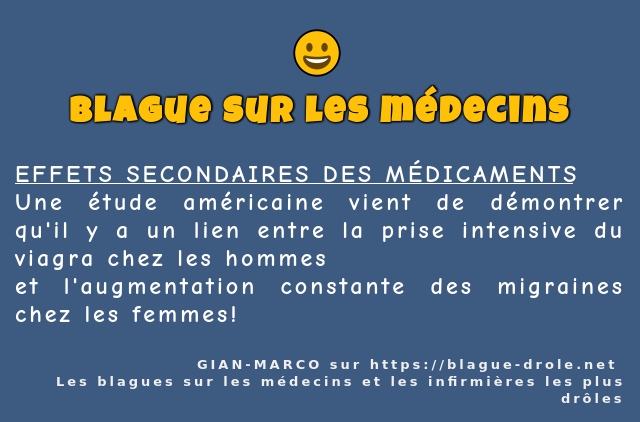 EFFETS SECONDAIRES DES MÉDICAMENTS
