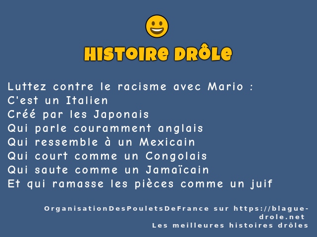 Luttez contre le racisme avec Mario :