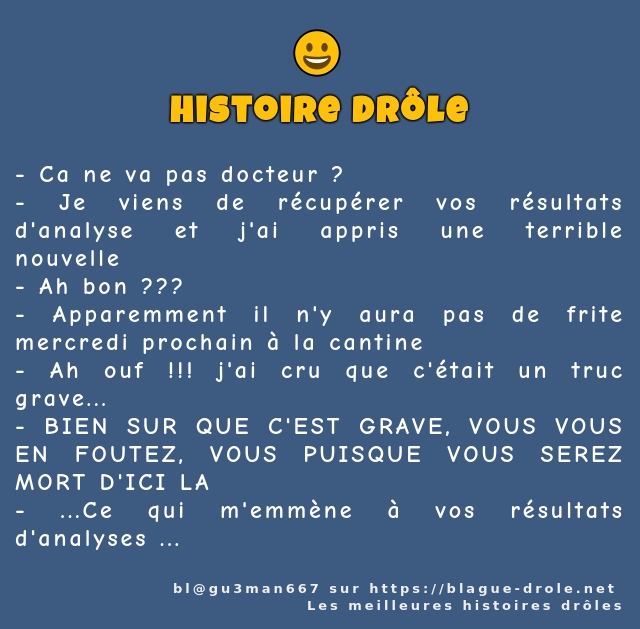 Ca ne va pas docteur ?