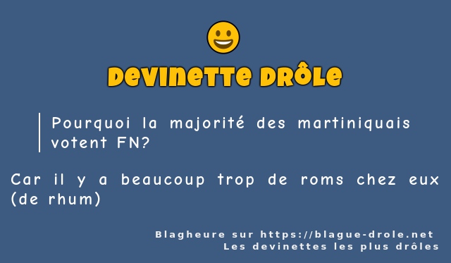 Pourquoi la majorité des martiniquais votent...