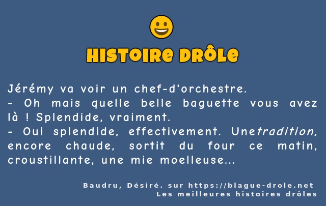 Jérémy va voir un chef-d'orchestre.