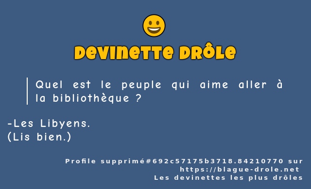 Quel est le peuple qui aime aller à la...
