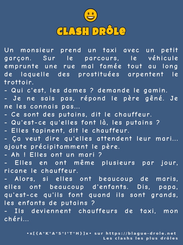 Un monsieur prend un taxi avec un petit...