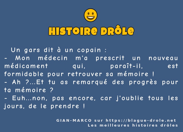   Un gars dit à un copain :