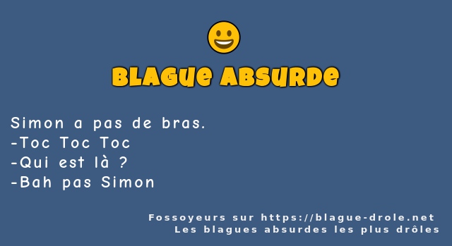 Simon a pas de bras.