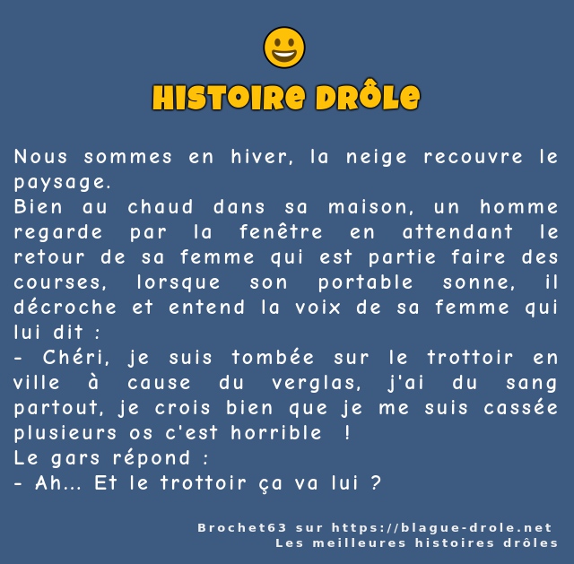 Nous sommes en hiver, la neige recouvre...