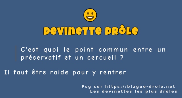 C'est quoi le point commun entre un...