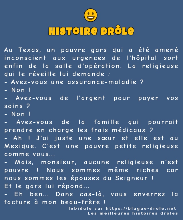 Au Texas, un pauvre gars qui a été amené...