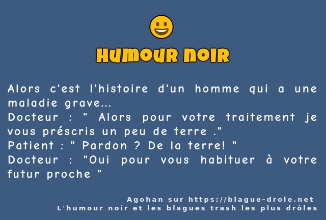 Alors c'est l'histoire d'un homme qui a une...