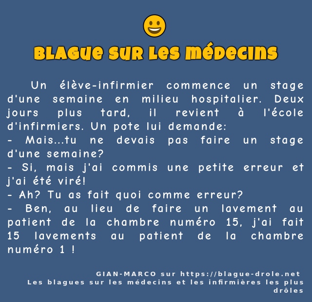   Un élève-infirmier commence un stage d'une...