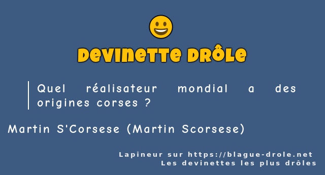 Quel réalisateur mondial a des origines...