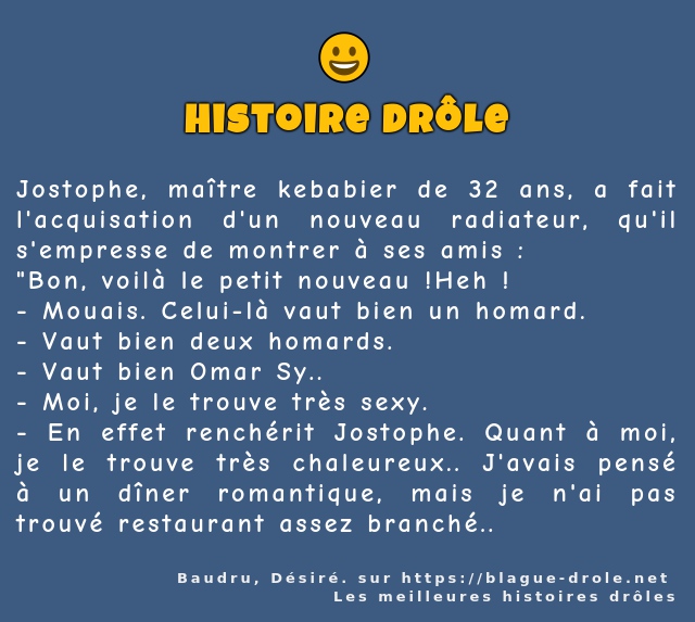 Jostophe, maître kebabier de 32 ans, a fait...