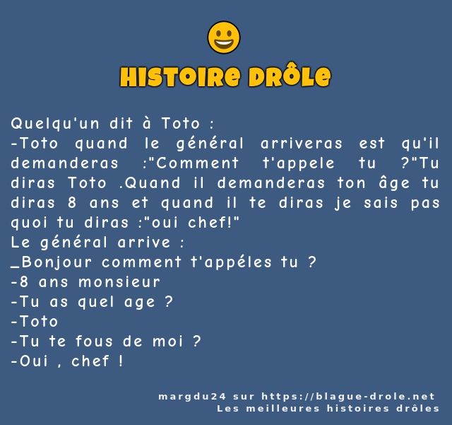 Quelqu'un dit à Toto :