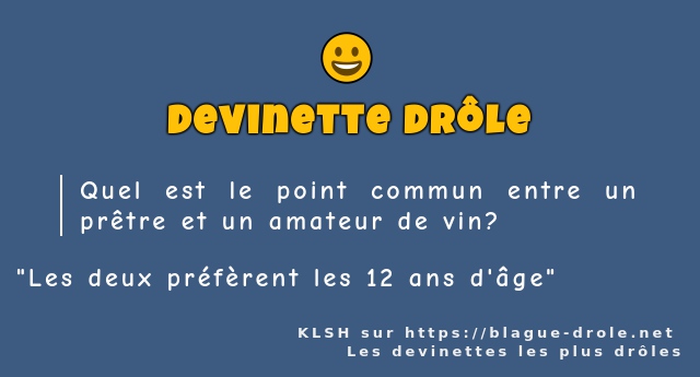 Quel est le point commun entre un prêtre et...