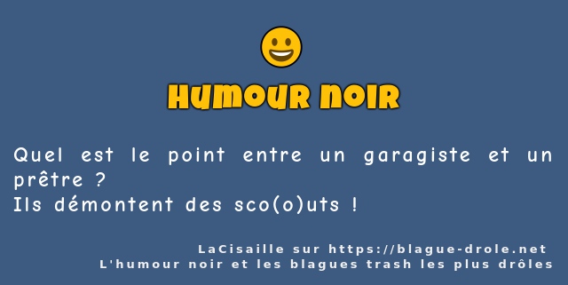 Quel est le point entre un garagiste et un...
