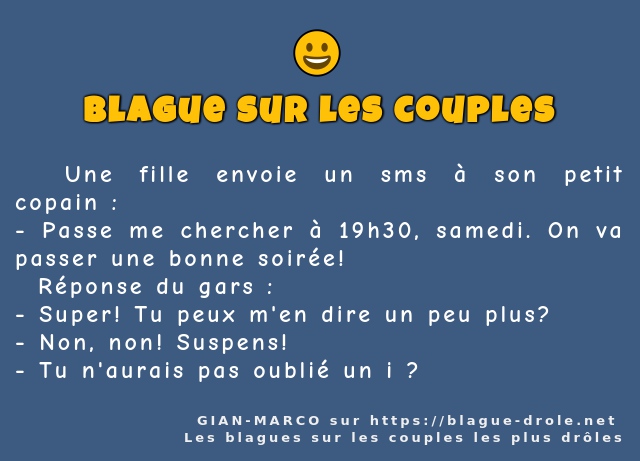  Une fille envoie un sms à son petit copain...