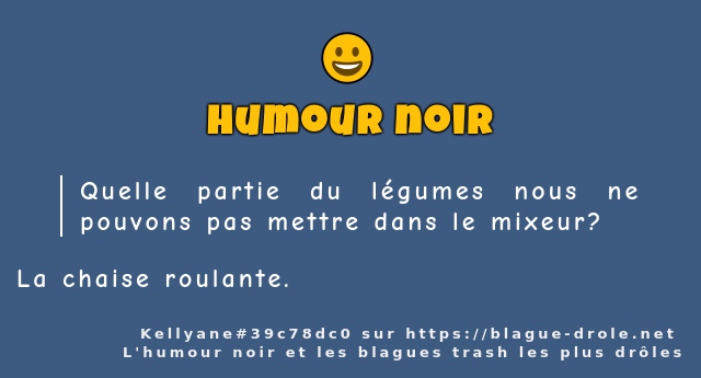 Quelle partie du légumes nous ne pouvons pas...