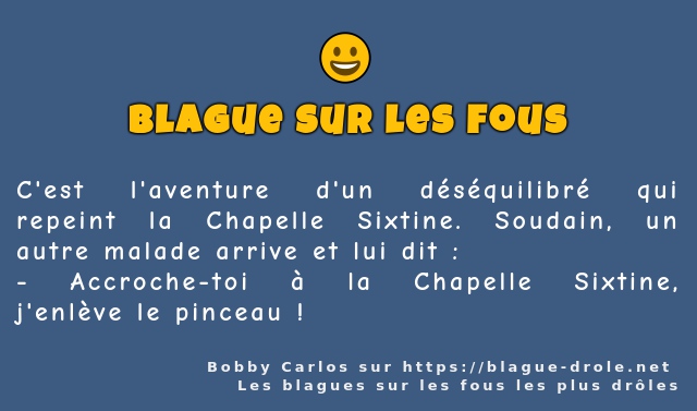 C'est l'aventure d'un déséquilibré qui...
