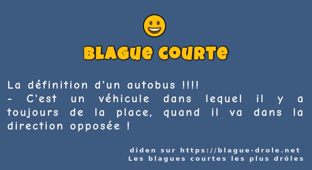 La définition d'un autobus !!!!